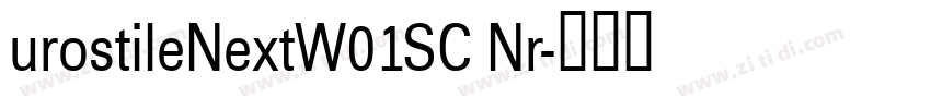 urostileNextW01SC Nr字体转换